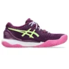 Gel-Resolution 9 Padel “Deep Mauve Lime Green”